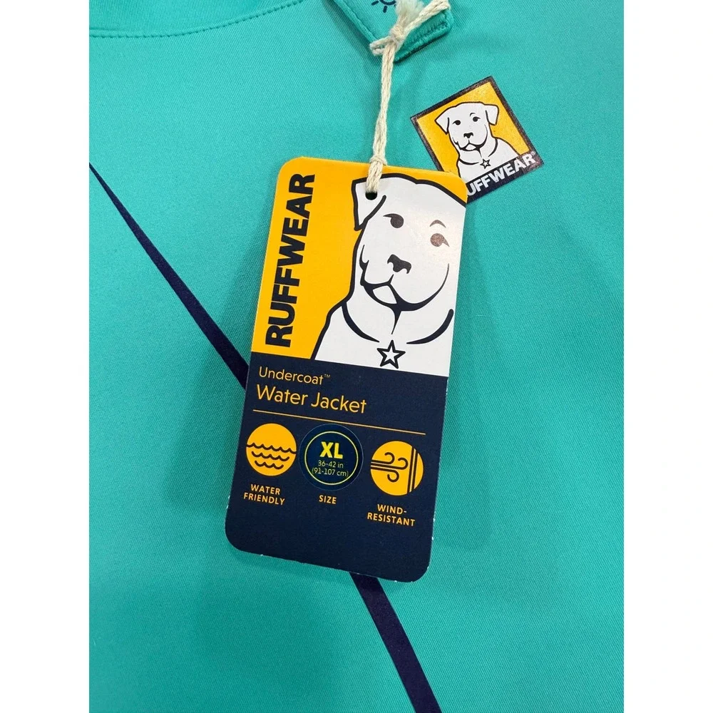 NWT Ruffwear Dog Water Jacket Undercoat Neoprene Teal Blue XL
